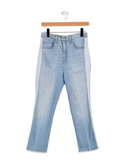Pre-owned Veronica Beard High-rise Straight Leg Jeans In Blue