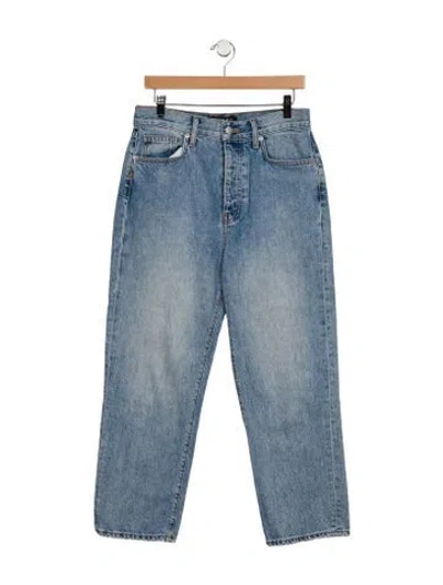 Pre-owned Veronica Beard High-rise Straight Leg Jeans In Blue