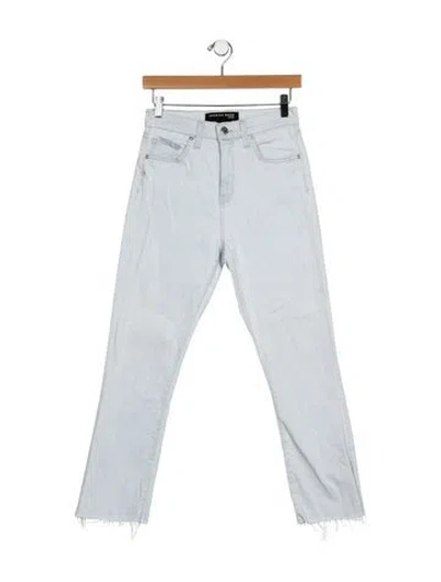 Pre-owned Veronica Beard High-rise Straight Leg Jeans In Blue