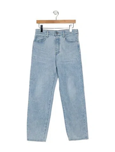 Pre-owned Veronica Beard High-rise Straight Leg Jeans In Blue