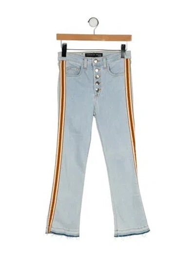 Pre-owned Veronica Beard High-rise Straight Leg Jeans In Blue
