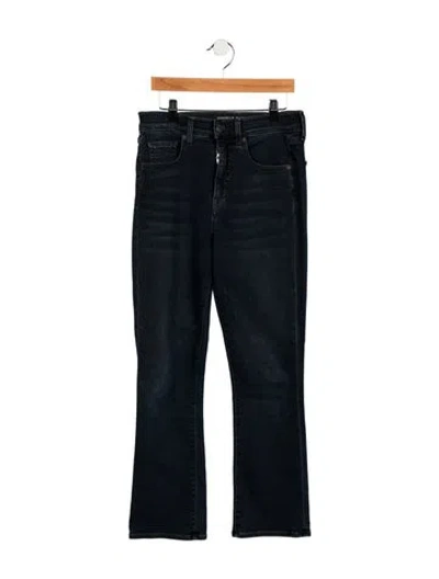 Pre-owned Veronica Beard High-rise Straight Leg Jeans In Blue