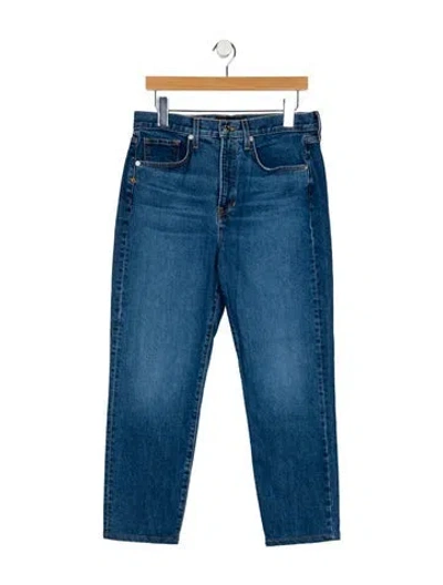 Pre-owned Veronica Beard High-rise Straight Leg Jeans In Blue