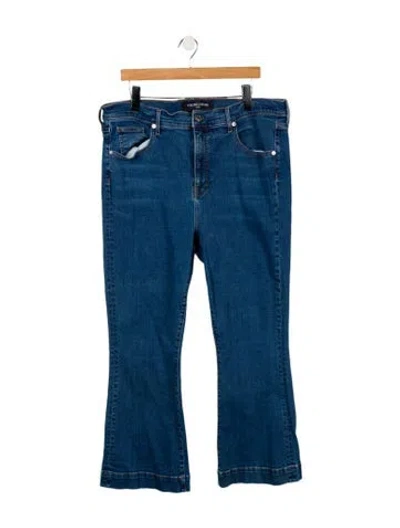 Pre-owned Veronica Beard High-rise Straight Leg Jeans In Blue