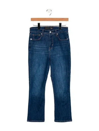 Pre-owned Veronica Beard High-rise Straight Leg Jeans In Blue