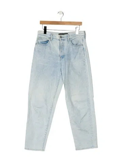 Pre-owned Veronica Beard High-rise Straight Leg Jeans In Blue