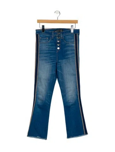 Pre-owned Veronica Beard High-rise Straight Leg Jeans In Blue