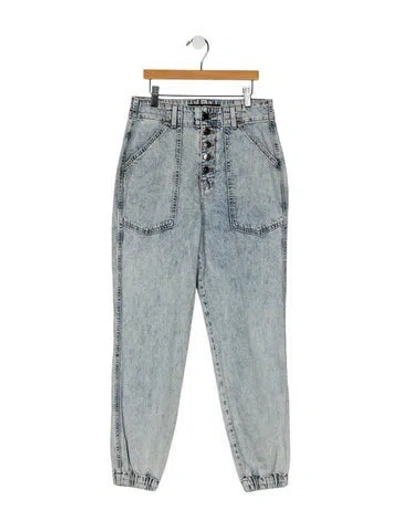 Pre-owned Veronica Beard High-rise Straight Leg Jeans In Blue