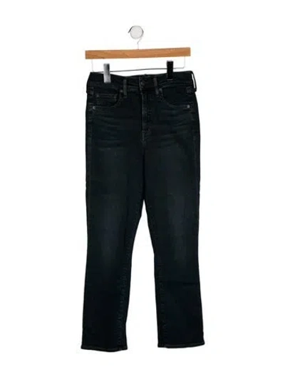 Pre-owned Veronica Beard High-rise Straight Leg Jeans In Blue
