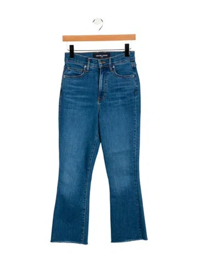 Pre-owned Veronica Beard High-rise Straight Leg Jeans In Blue