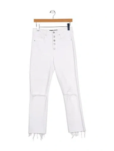 Pre-owned Veronica Beard High-rise Straight Leg Jeans In Blue