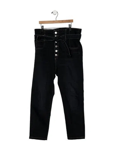 Pre-owned Veronica Beard High-rise Straight Leg Jeans In Blue