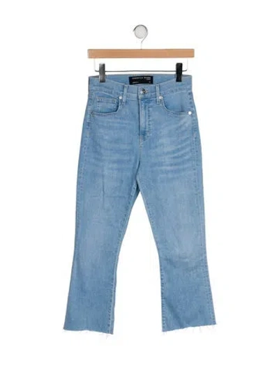 Pre-owned Veronica Beard High-rise Straight Leg Jeans In Blue