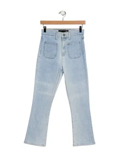 Pre-owned Veronica Beard High-rise Straight Leg Jeans In Blue