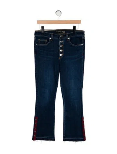 Pre-owned Veronica Beard High-rise Straight Leg Jeans In Blue