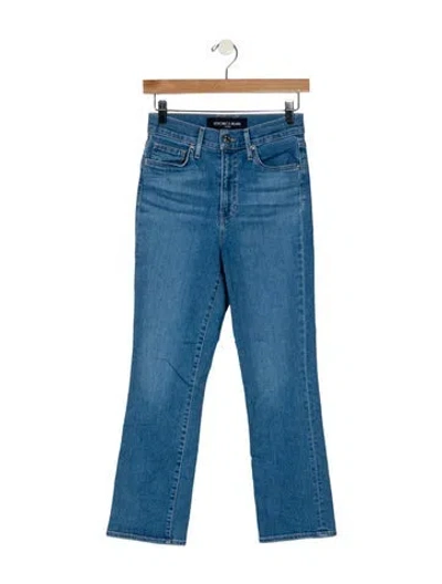 Pre-owned Veronica Beard High-rise Straight Leg Jeans In Blue