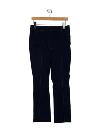 Pre-owned Veronica Beard High-rise Straight Leg Jeans In Blue