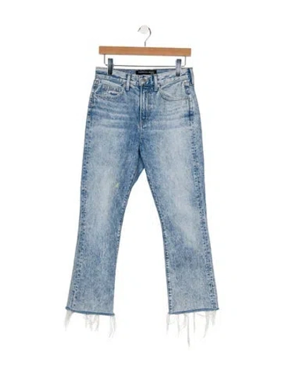 Pre-owned Veronica Beard High-rise Straight Leg Jeans In Blue