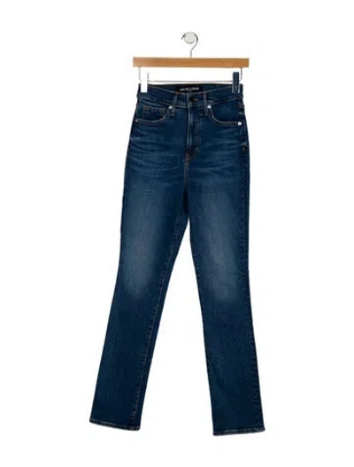 Pre-owned Veronica Beard High-rise Straight Leg Jeans In Blue