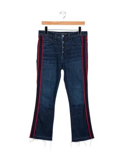 Pre-owned Veronica Beard High-rise Straight Leg Jeans In Blue