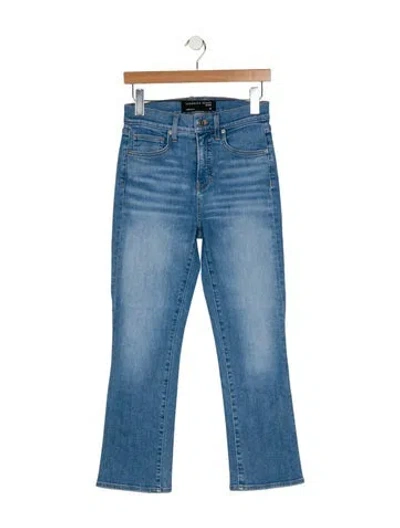 Pre-owned Veronica Beard High-rise Straight Leg Jeans In Blue