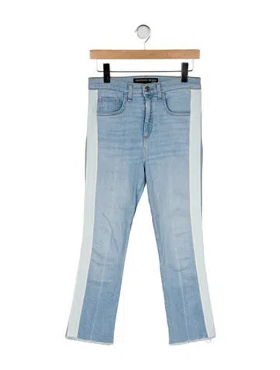 Pre-owned Veronica Beard High-rise Straight Leg Jeans In Blue