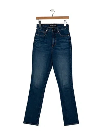 Pre-owned Veronica Beard High-rise Straight Leg Jeans In Blue