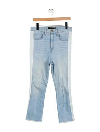 Pre-owned Veronica Beard High-rise Straight Leg Jeans In Blue