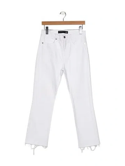 Pre-owned Veronica Beard High-rise Straight Leg Jeans In Blue