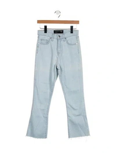 Pre-owned Veronica Beard High-rise Straight Leg Jeans In Blue