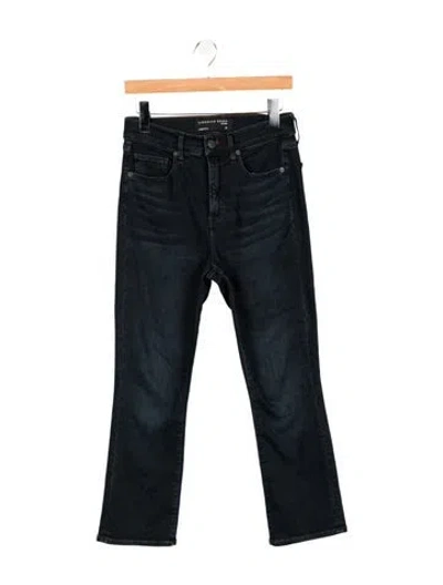 Pre-owned Veronica Beard High-rise Straight Leg Jeans In Blue