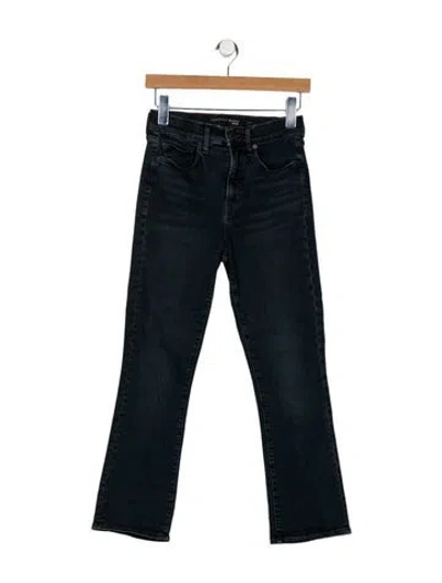 Pre-owned Veronica Beard High-rise Straight Leg Jeans In Blue