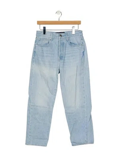 Pre-owned Veronica Beard High-rise Straight Leg Jeans In Blue