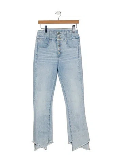 Pre-owned Veronica Beard High-rise Straight Leg Jeans In Blue