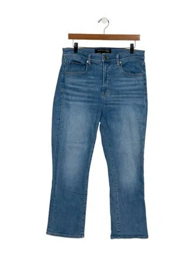 Pre-owned Veronica Beard High-rise Straight Leg Jeans In Blue