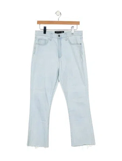 Pre-owned Veronica Beard High-rise Straight Leg Jeans In Blue