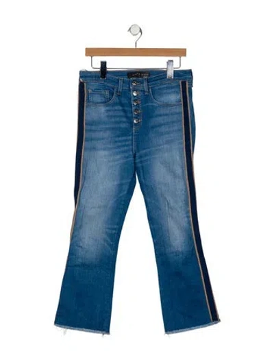 Pre-owned Veronica Beard High-rise Straight Leg Jeans In Blue