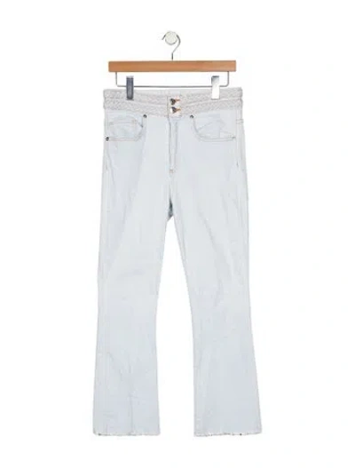 Pre-owned Veronica Beard High-rise Straight Leg Jeans In Blue