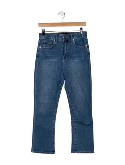 Pre-owned Veronica Beard High-rise Straight Leg Jeans In Blue