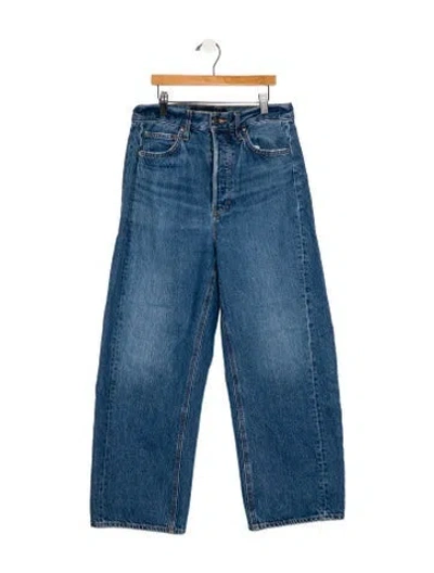 Pre-owned Veronica Beard High-rise Straight Leg Jeans In Blue