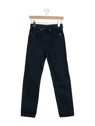 Pre-owned Veronica Beard High-rise Straight Leg Jeans In Blue