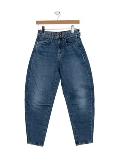 Pre-owned Veronica Beard High-rise Straight Leg Jeans In Blue