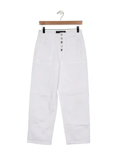 Pre-owned Veronica Beard High-rise Straight Leg Jeans In Blue