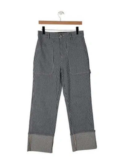 Pre-owned Veronica Beard High-rise Straight Leg Jeans In Blue