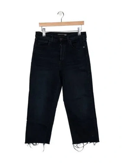 Pre-owned Veronica Beard High-rise Straight Leg Jeans In Blue