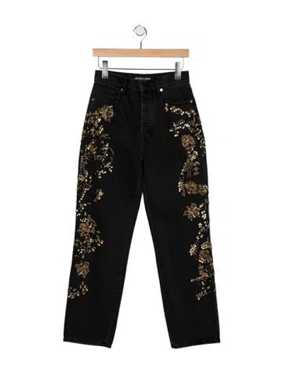 Pre-owned Veronica Beard High-rise Straight Leg Jeans In Blue