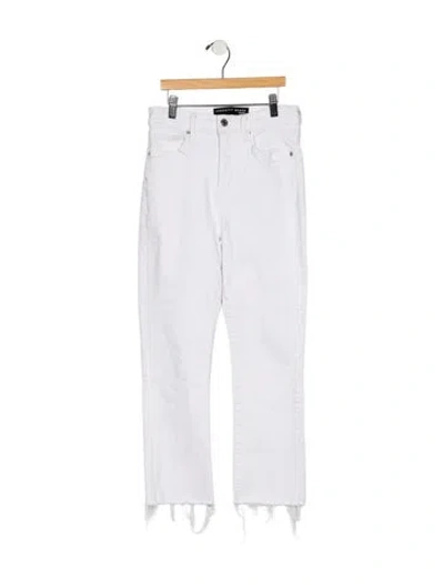 Pre-owned Veronica Beard High-rise Straight Leg Jeans In Blue