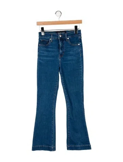 Pre-owned Veronica Beard High-rise Straight Leg Jeans In Blue