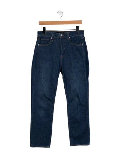 Pre-owned Veronica Beard High-rise Straight Leg Jeans In Blue