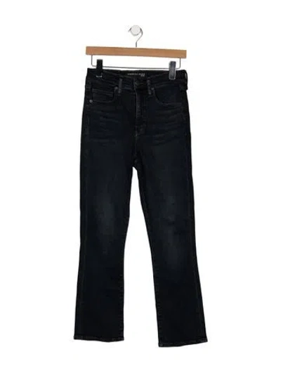 Pre-owned Veronica Beard High-rise Straight Leg Jeans In Blue